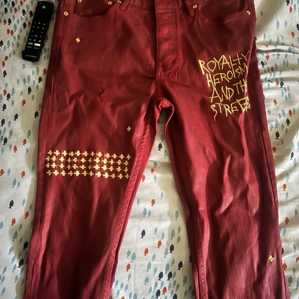 Ksubi Coral Pants with Brass Details